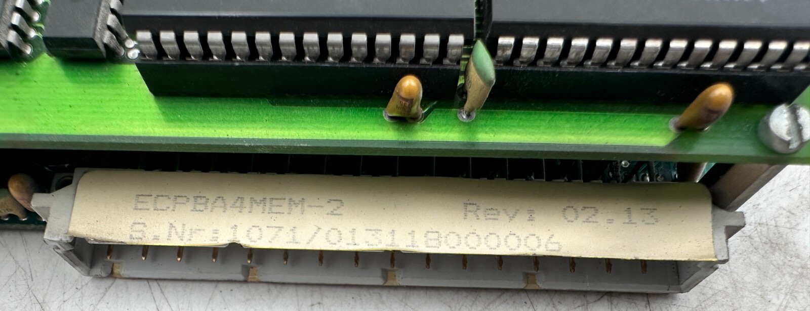 B&R BERNECKER &RAINER PBA4 ECPBA4MEM-2 REV: 02.13 MODULE x1pc