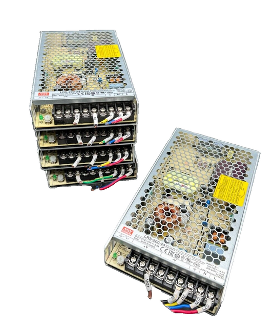 MEAN WELL LRS-200-24 POWER SUPPLY 24V 8.8A x5pc