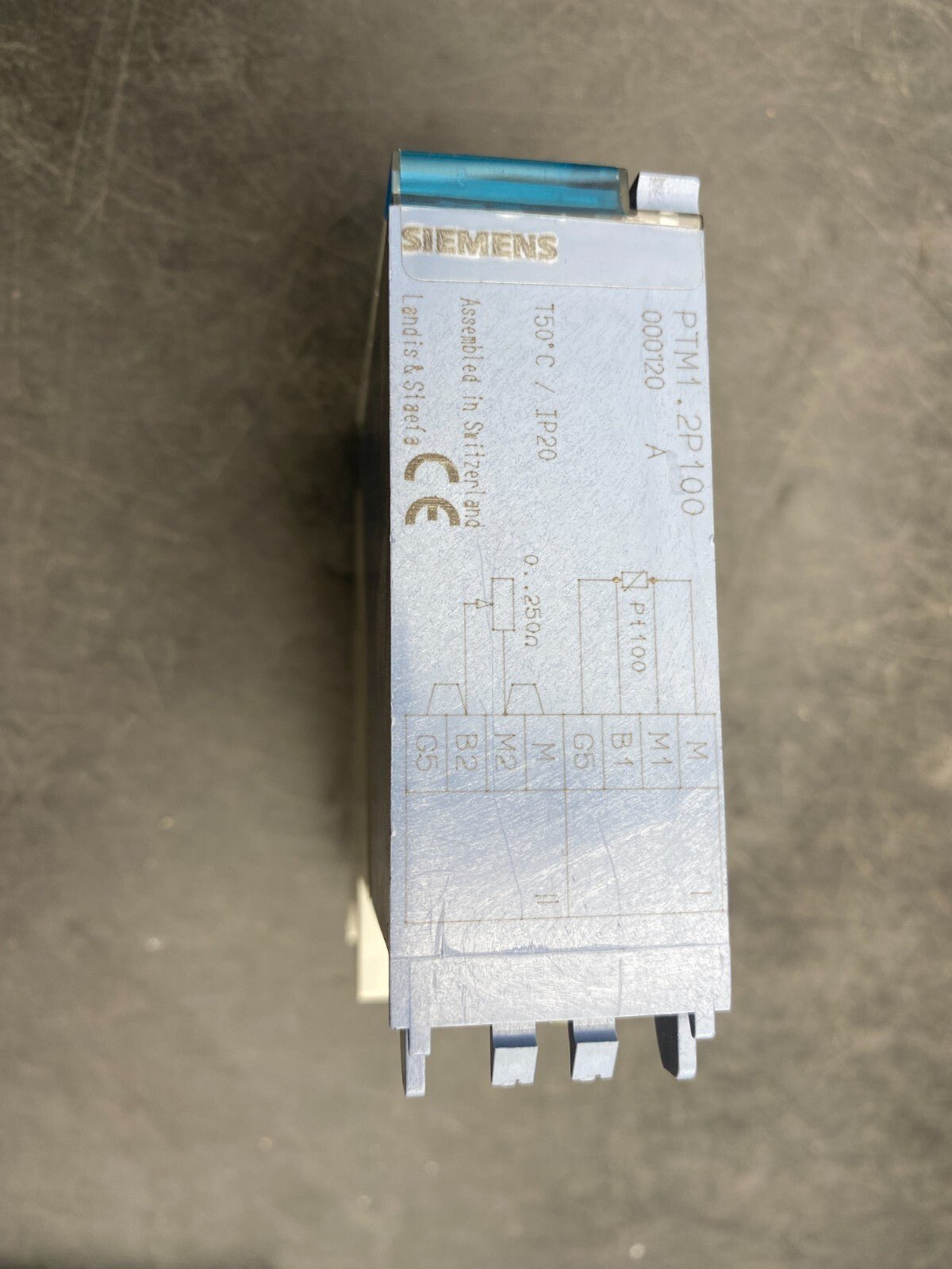 6 pc x Siemens PTM1.2P100 Measured Value Module - KLR Automation