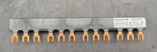 SCHNEIDER ELECTRIC GV2 G445 BUSBAR 63A 690V x6pc - KLR Automation