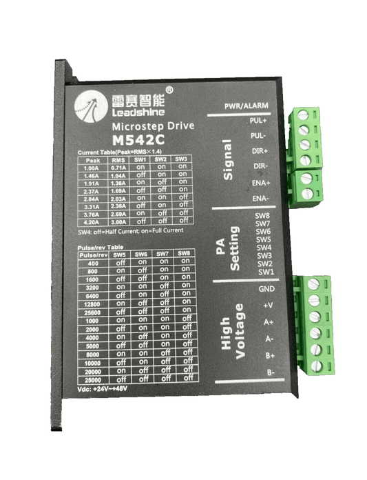 LEADSHINE M542C MICROSTEP DRIVE x1pc - KLR Automation