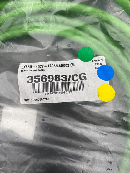 FANUC LX660 - 4077 - T208/L8R003 CG SERVO SIGNAL CABLE x1pc - KLR Automation