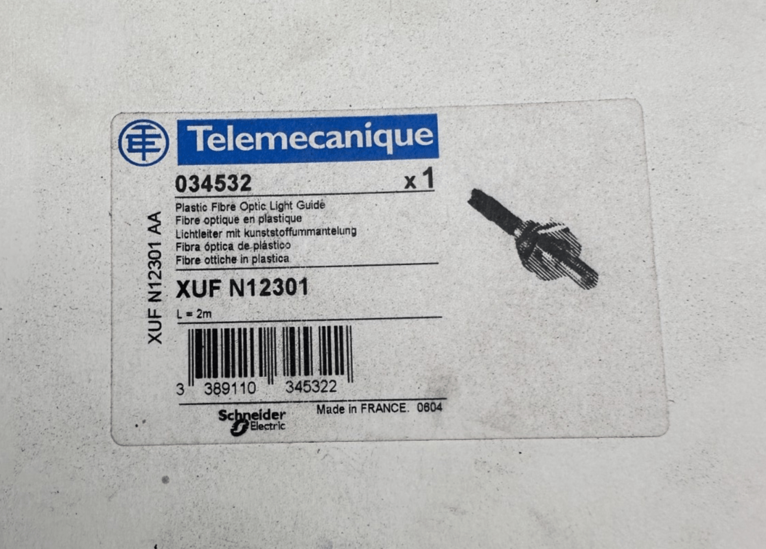 TELEMECANIQUE XUF N12301 034532 FIBRE OPTIQUE PLASTIQUE - KLR Automation