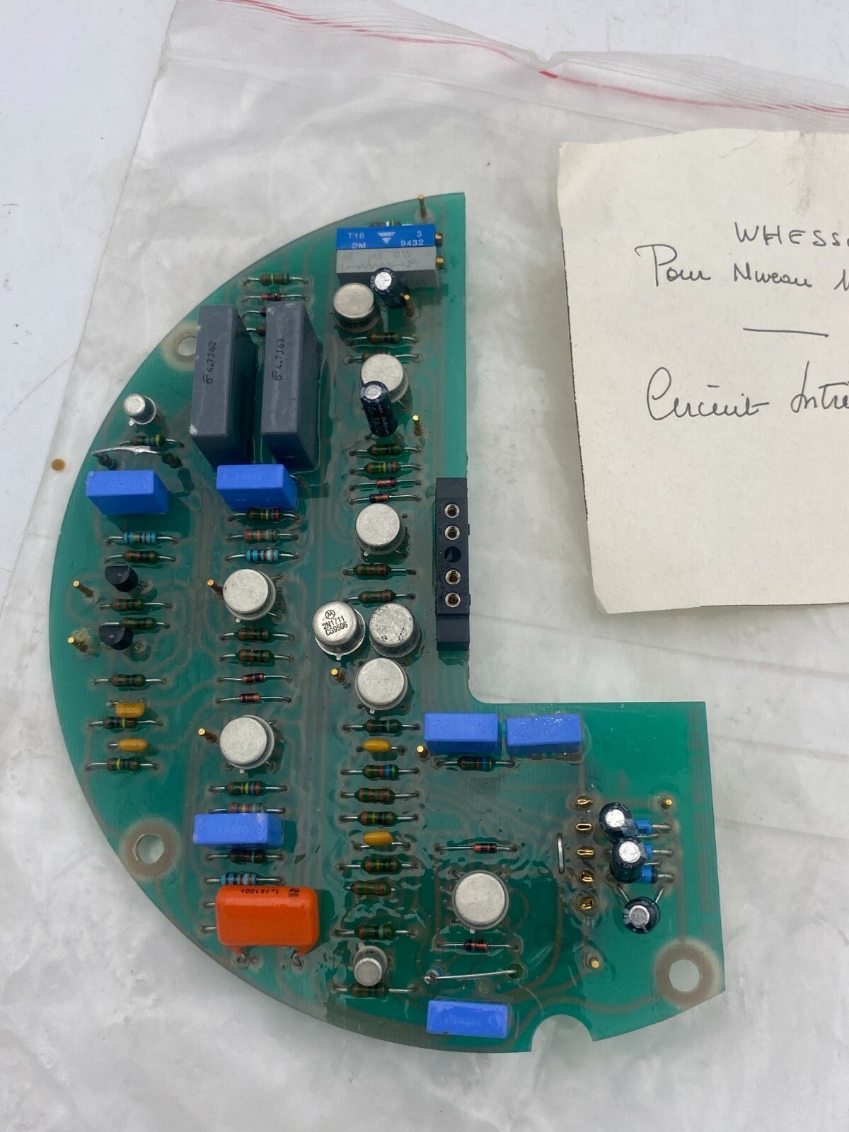 Carte whessoe niveau 1141 circuit intresseque 225 - 02990 - 111 - KLR Automation