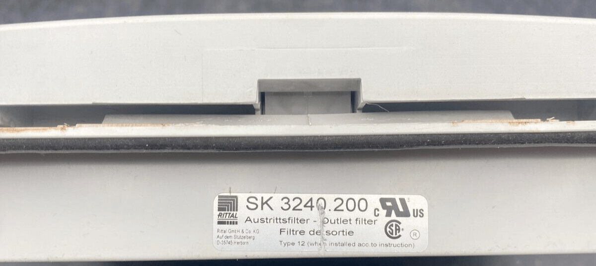 RITTAL SK 3240.200 OUTLET FILTER - KLR Automation