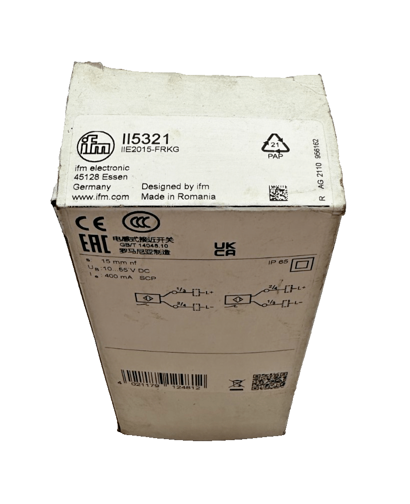 IFM II5321 IIE2015 - FRKG INDUCTIVE SENSOR - KLR Automation