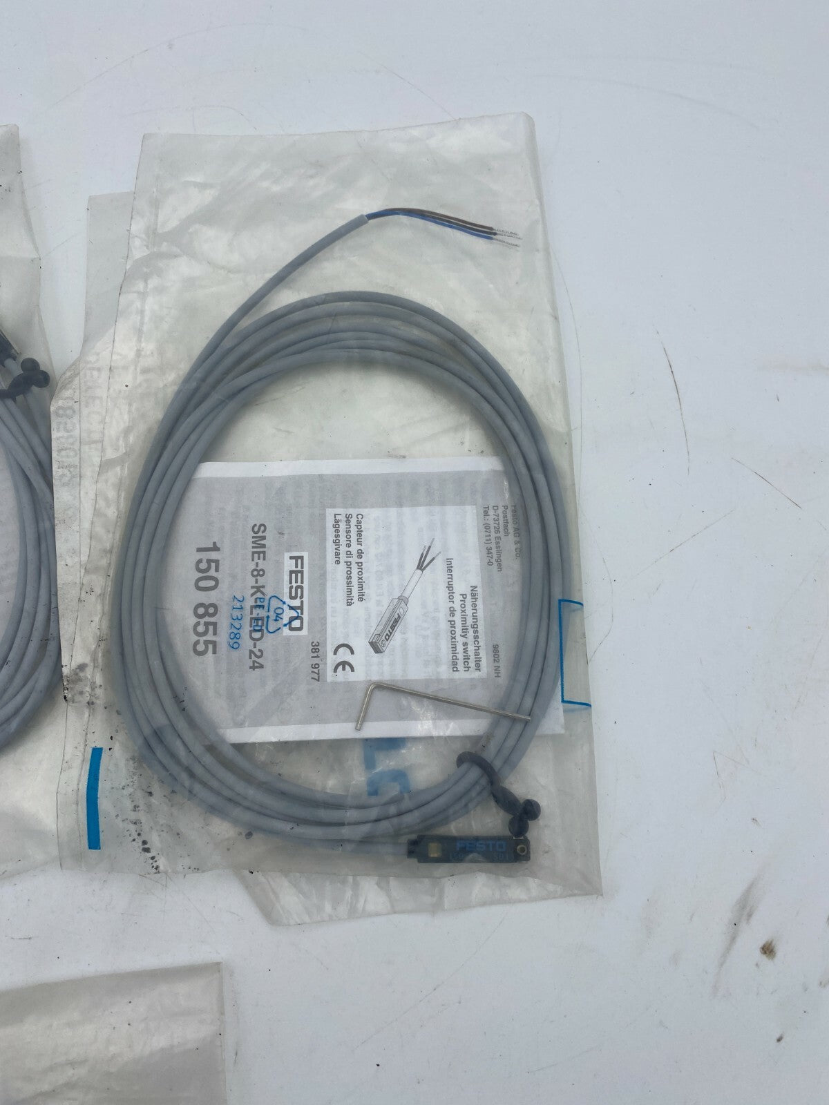 3pc x Proximity Sensor 150855 Festo 12 - 30VAC/DC SME - 8 - K - LED - 24 SME8KLED24 - KLR Automation