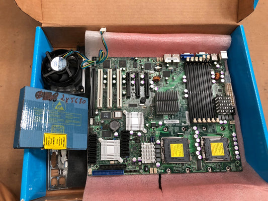 MOTHERBOARD SUPERMICRO X7DCL-3 + fan