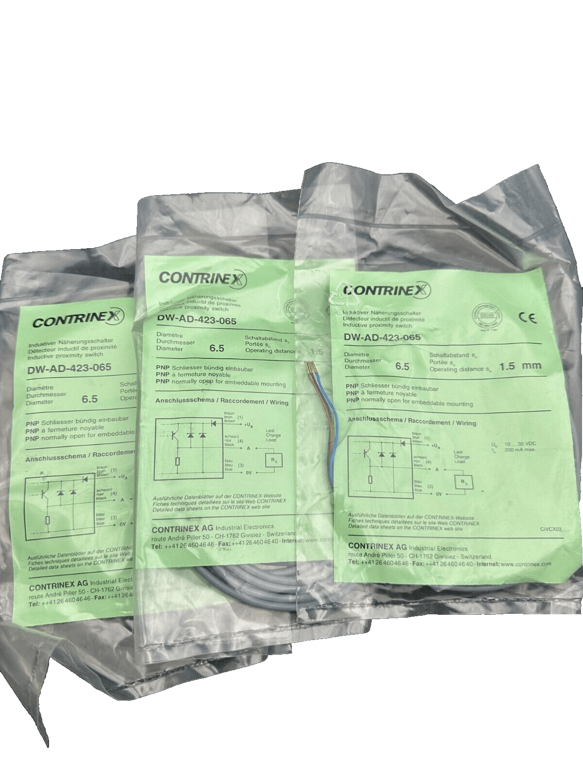 CONTRINEX DW - AD - 423 - 065 CAPTEUR DE PROXIMITE x3pc - KLR Automation