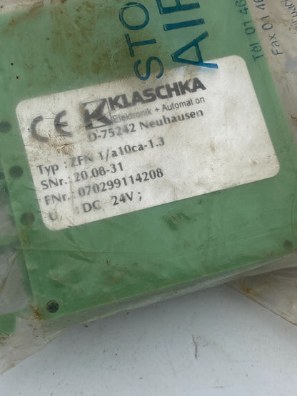 KLASCHKA AFO - 077 120499 Typ ZFN 1/a10ca - 1.3 AFO077 - KLR Automation