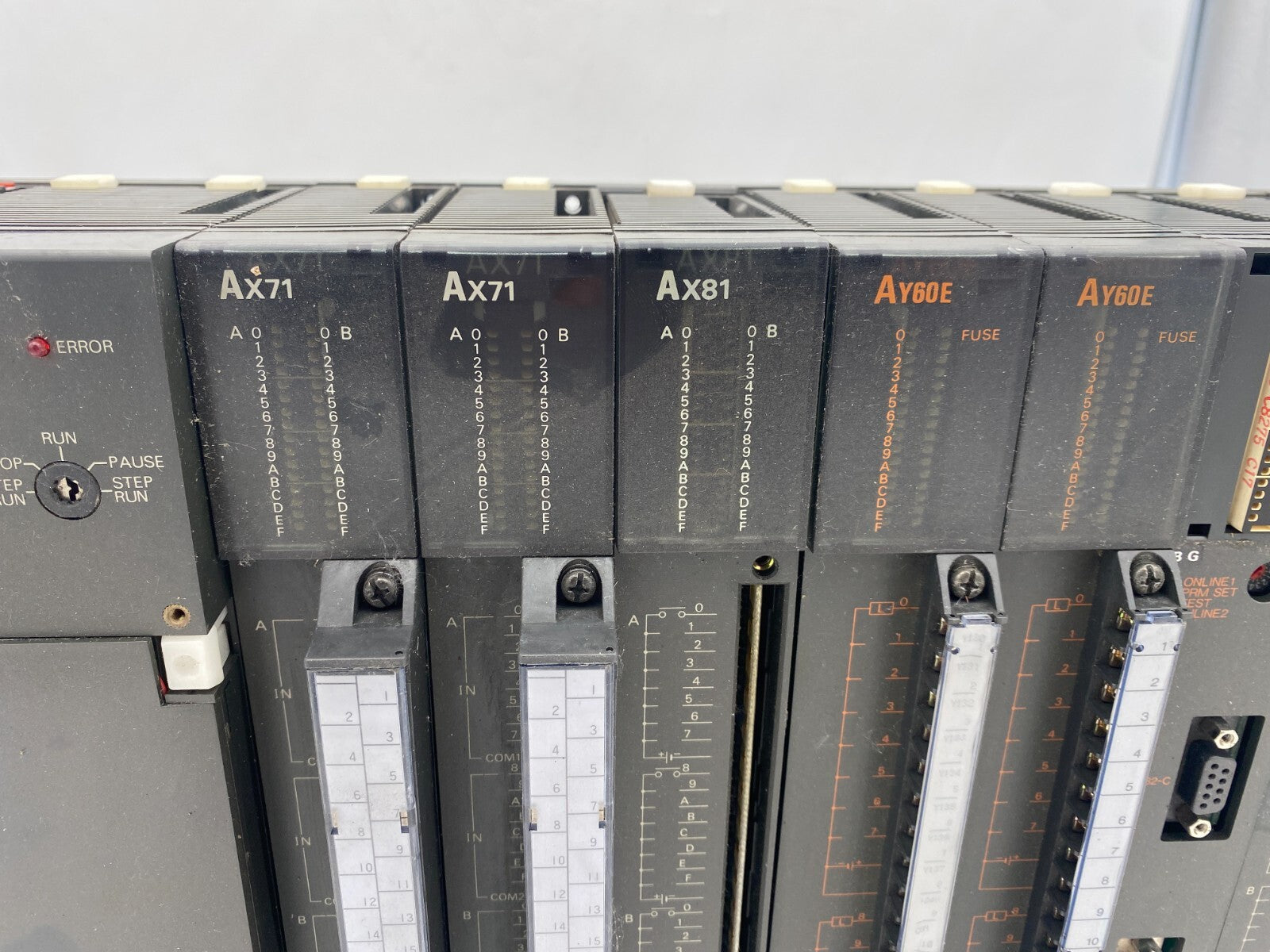 MITSUBISHI MELSEC PLC A61p A2ACPU Ax71 Ax81 Ay60e Without Key