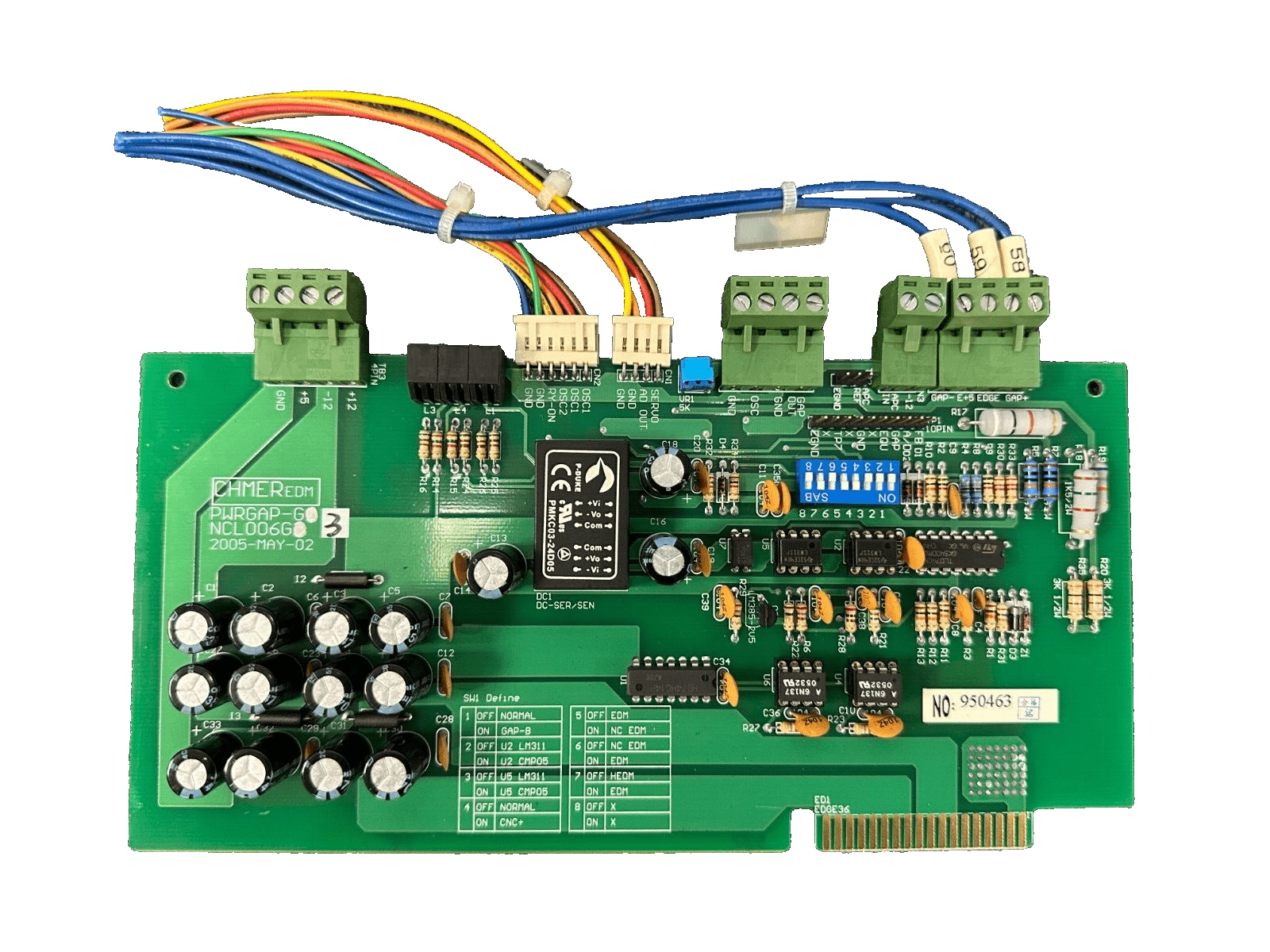 CHMER EDM PWRGAP - G CONTROLLER CARD - KLR Automation