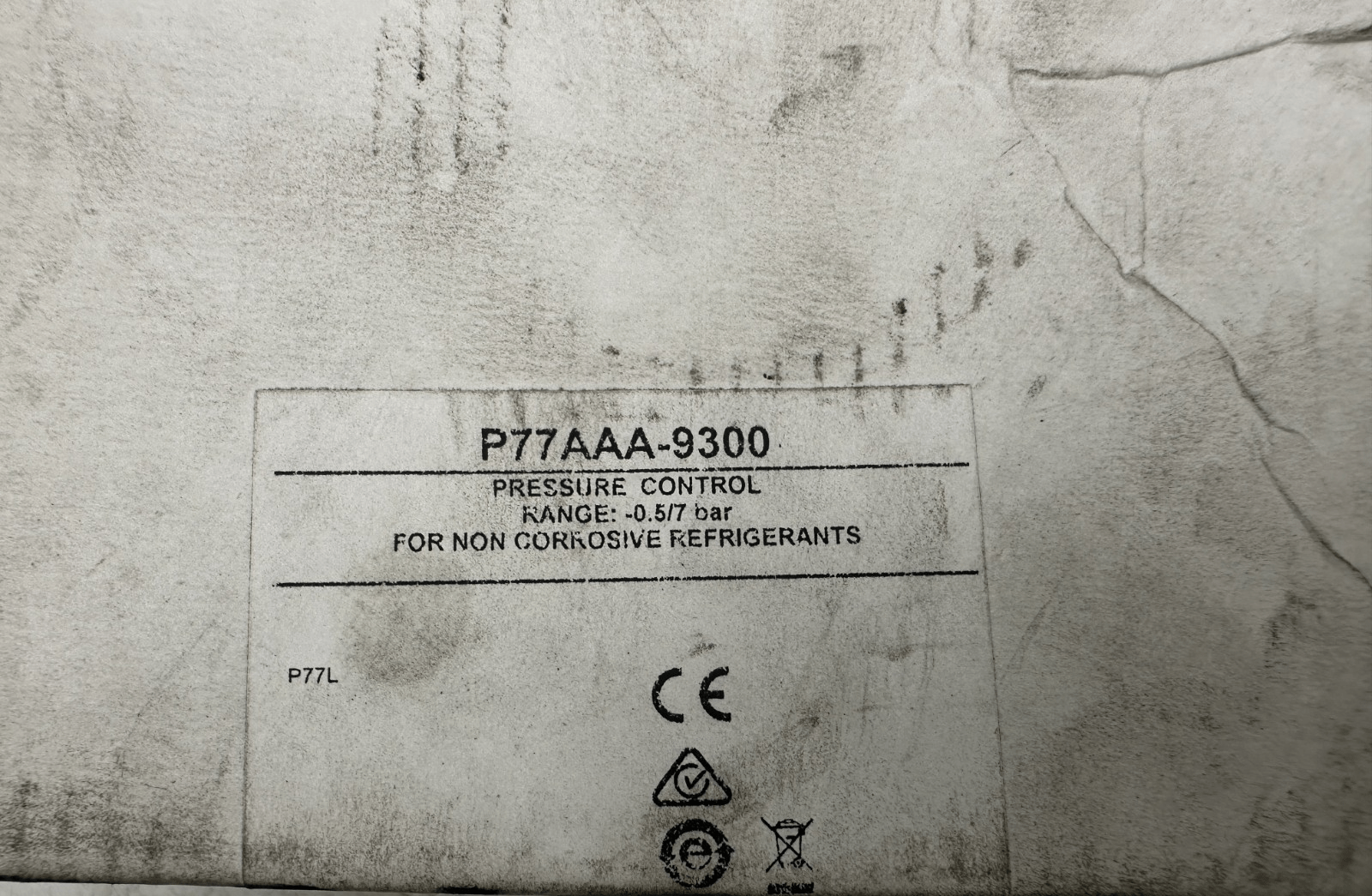 PENN P77AAA - 9300 PRESSURE CONTROL RANGE 0.5/7 BAR x1pc - KLR Automation