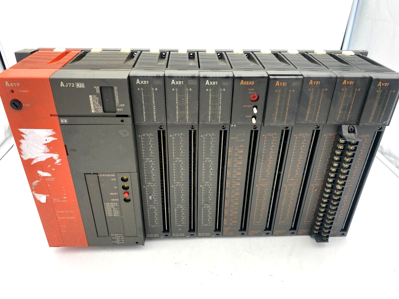 MITSUBISHI MELSEC PLC A61p AJ72 AX81 AY81 A68AD Without Key