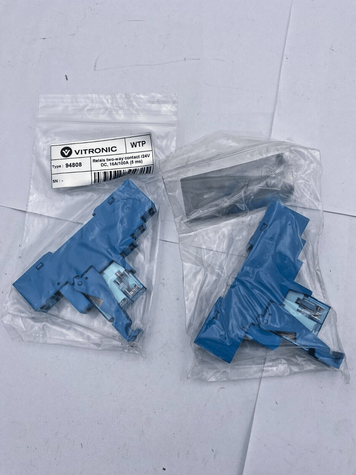 10 pc x VITRONIC FINDER 95.55.3 94808 TWO - WAY CONTACT RELAY 24V 16A/100A 5ms - KLR Automation