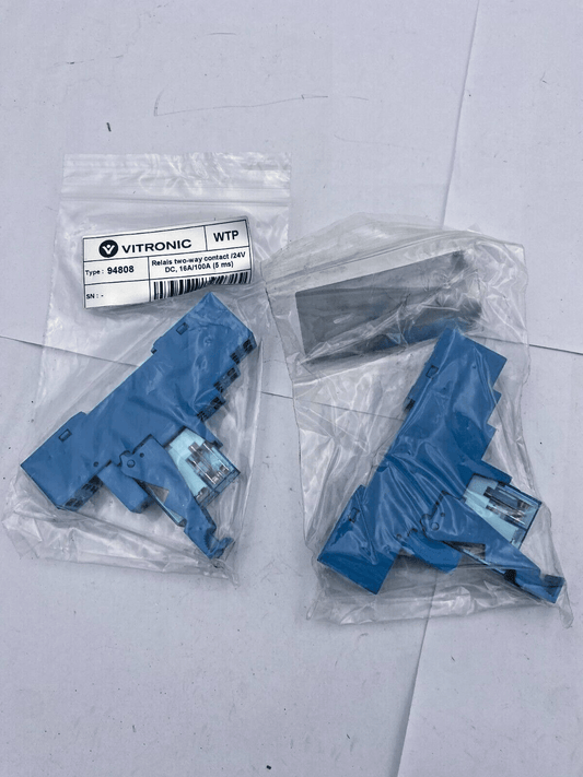 10 pc x VITRONIC FINDER 95.55.3 94808 TWO - WAY CONTACT RELAY 24V 16A/100A 5ms - KLR Automation
