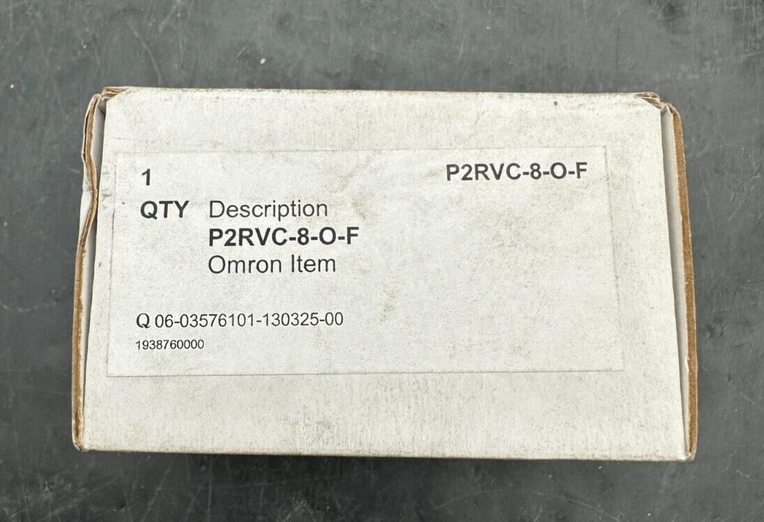 OMRON P2RVC - 8 - O - F RELAY MODULE - KLR Automation