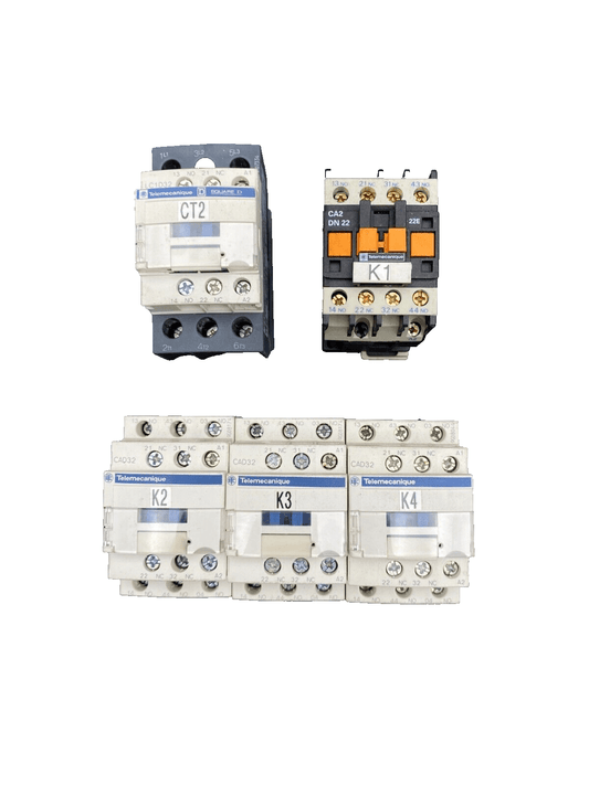 TELEMECANIQUE LC1D32 + CA2 DN 22 + 3x CAD32 CONTACTOR - KLR Automation