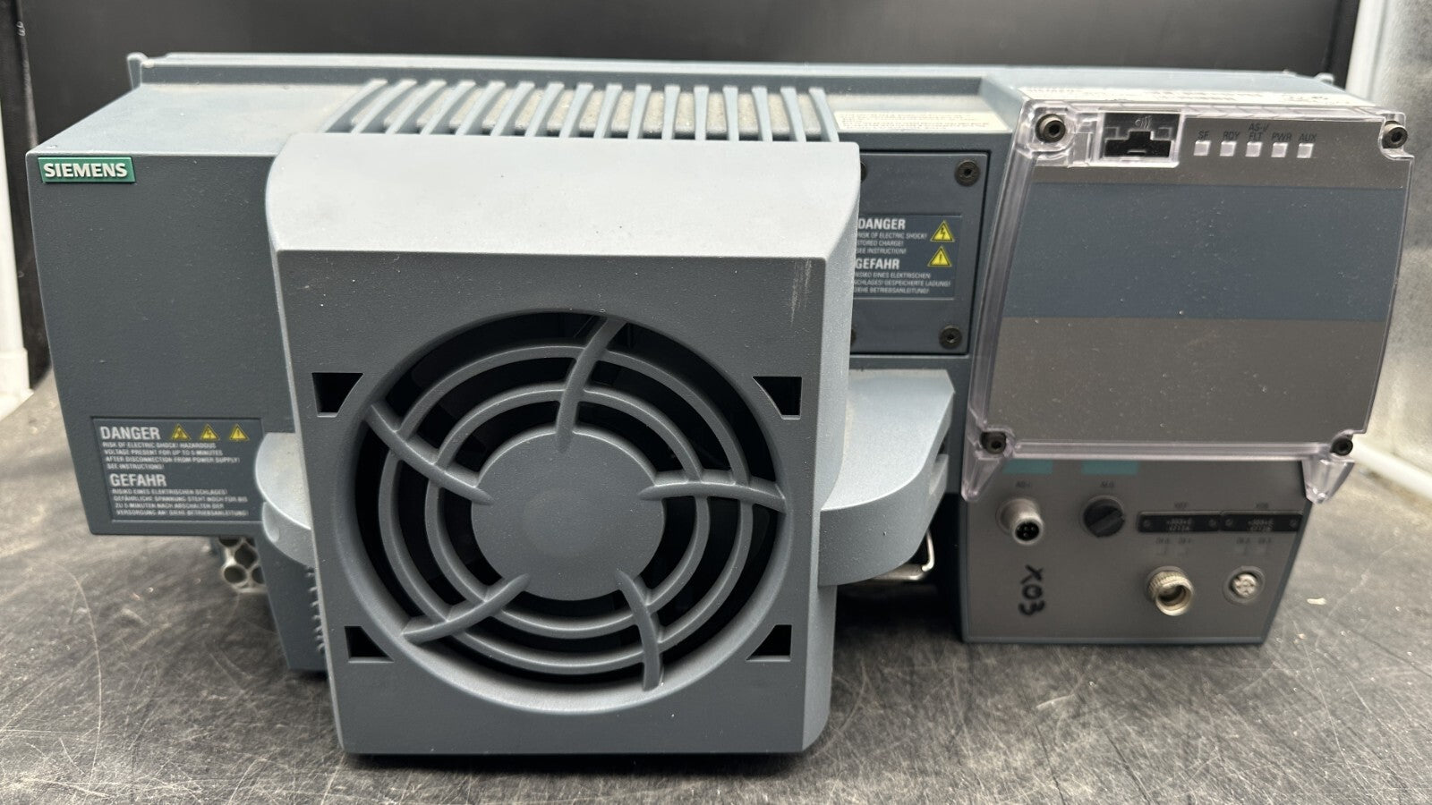 SIEMENS 6SL3511 - 0PE24 - 0AM0 SINAMICS G110D ASI VERSION B01 - KLR Automation
