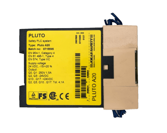 JOKAB SAFETY PLUTO A20 0715595 SAFETY PLC SYSTEM RELAY x1pc - KLR Automation