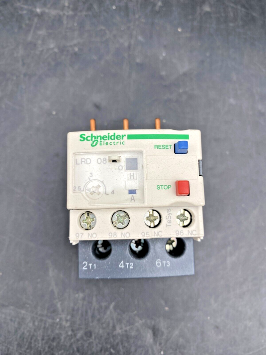SCHNEIDER ELECTRIC LRD08 ELECTRIC RELAY OVERLOAD