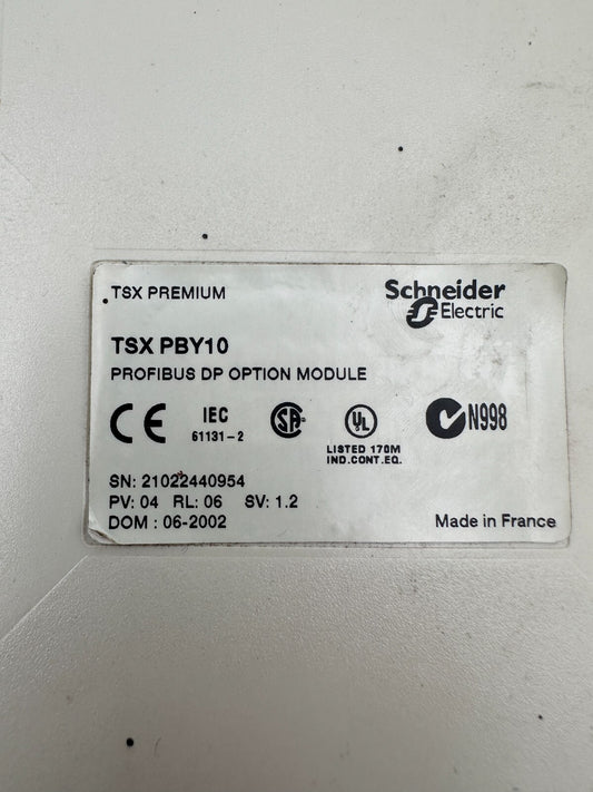 SCHNEIDER ELECTRIQUE TSXPBY100 PROFIBUS DP MASTER OPTION MODULE - KLR Automation