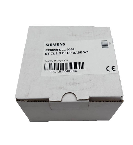 SIEMENS 599029FULL-0362 SY CLS B DEEP BASE W1 x2pc