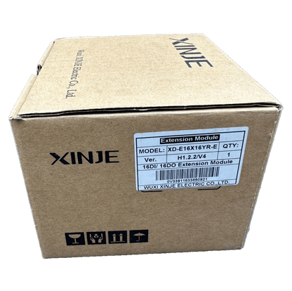 XINJE XD - E16X16YR - E VER H1.1.2/V4 16DI/16DO EXTENSION MODULE x1pc - KLR Automation