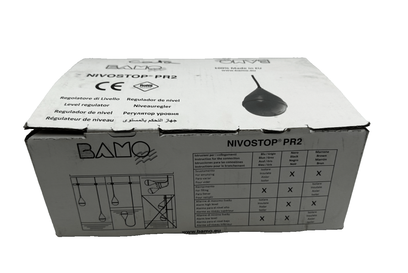 BAMO NIVOSTOP PR2 522 307 LEVEL REGULATOR H05 DIAM 7.5mm - KLR Automation