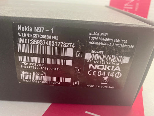 Lot de 4 x Nokia N97 Mobile Phone Old Stock Rare collectors Mobile Phone GSM - KLR Automation