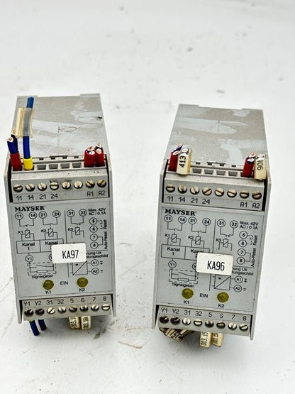 1 pce x MAYSER SECURITY RELAY SG - EFS 104 ZK2/1 24V 1000841 - KLR Automation