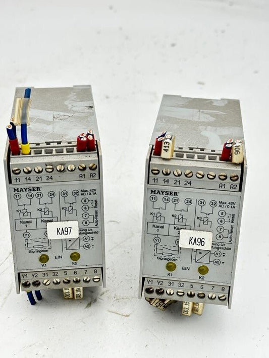 1 pce x MAYSER SECURITY RELAY SG - EFS 104 ZK2/1 24V 1000841 - KLR Automation