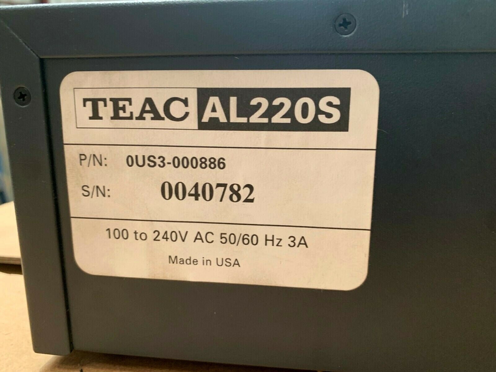 TEAC AutoPrinter AL - 220S Robot auto - loader system + Printer CD DVD Blu - ray P - 55 - KLR Automation