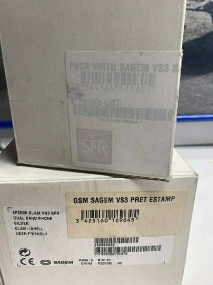 Simply F300 Sagem VS3 Mobile Phone Old Stock Rare collectors Mobile Phone Cell 