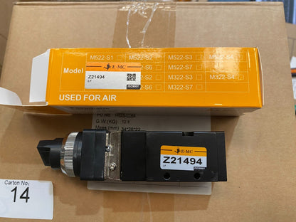 EMC M522 - 08S1B M522 - S1 5/2 VOIE COMMUTATEUR ROTATIF VANNE Z21494 x4pc - KLR Automation
