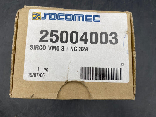 SOCOMEC 25004003 SIRCO VM0 3 + NC 32A - KLR Automation