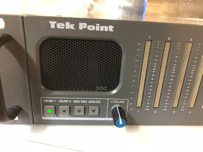  K2E Tek Point HD QUAD AUDIO VIDEO MONITOR QHDM-3408 BroadCast