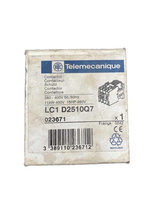 TELEMECANIQUE LC1 D2510Q7 023671 CONTACTEUR - KLR Automation