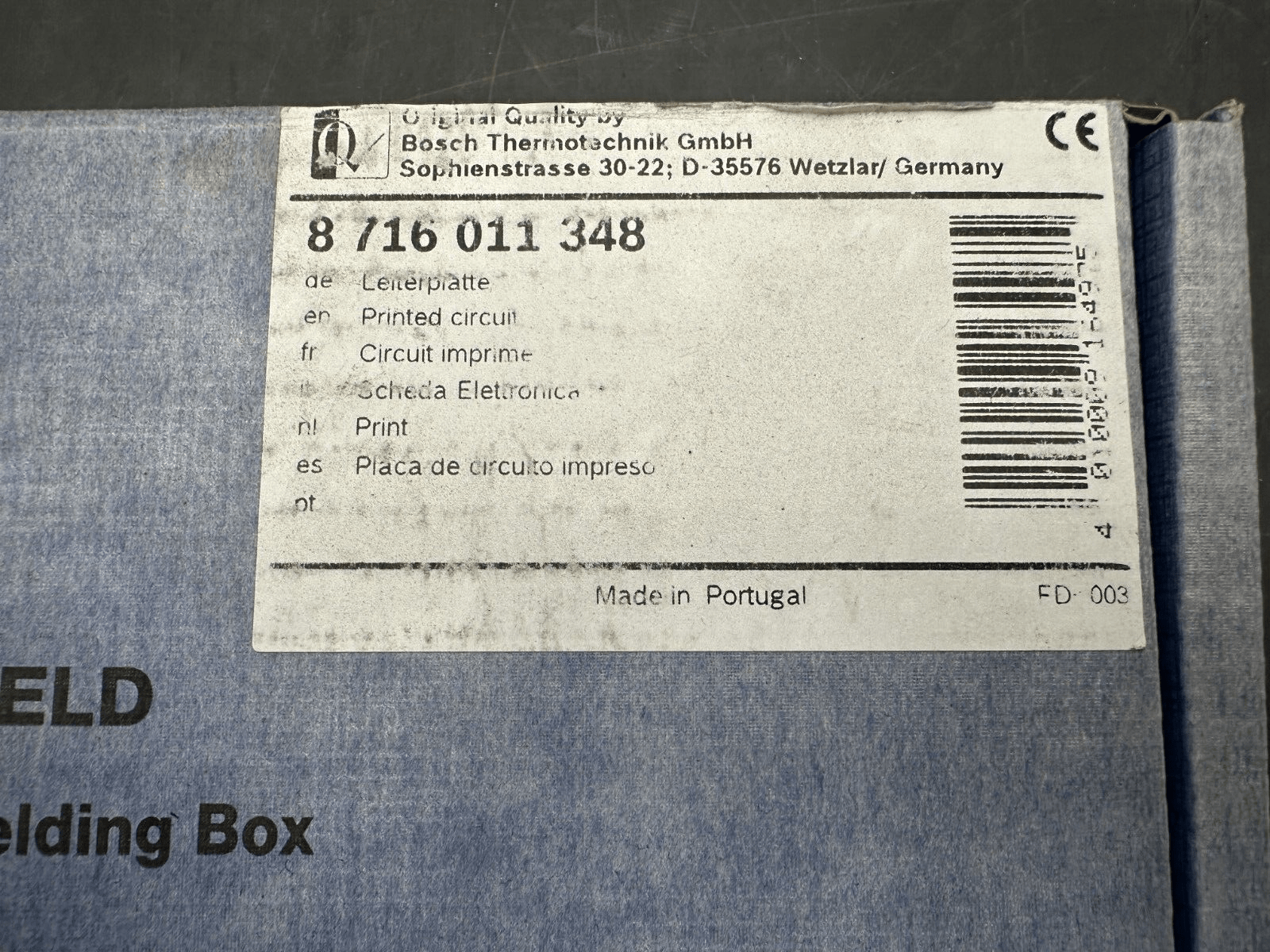 JUNKERS 8716011348 CIRCUIT IMPRIME - KLR Automation