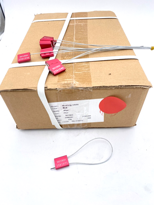 500 pc Flexigrip Numbered Wire Seals, Pulltight Wire Cable Seals, Security Seals