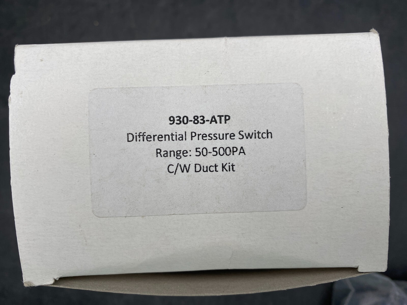 LOT OF 3 PRODUAL 930 - 83 - ATP DIFFERENTIAL PRESSURE SWITCH 50 - 500PA - KLR Automation