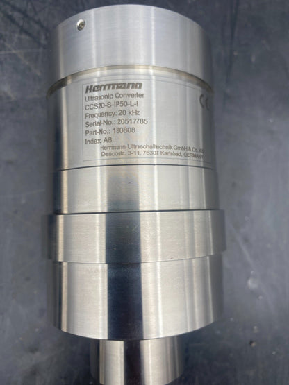 HERRMANN 4 010 839 1:2.5 + 213 982 1:2.5 + 180808 ULTRASONIC CONV ETAT NEUF x1pc - KLR Automation