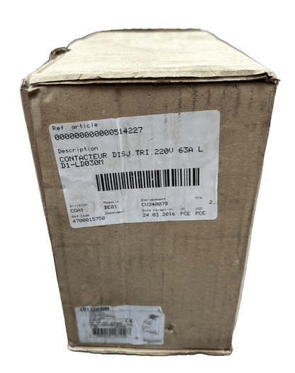 SCHNEIDER ELECTRIC LD1LD030M 018112 CONTACTEUR DISJONCTEUR - KLR Automation