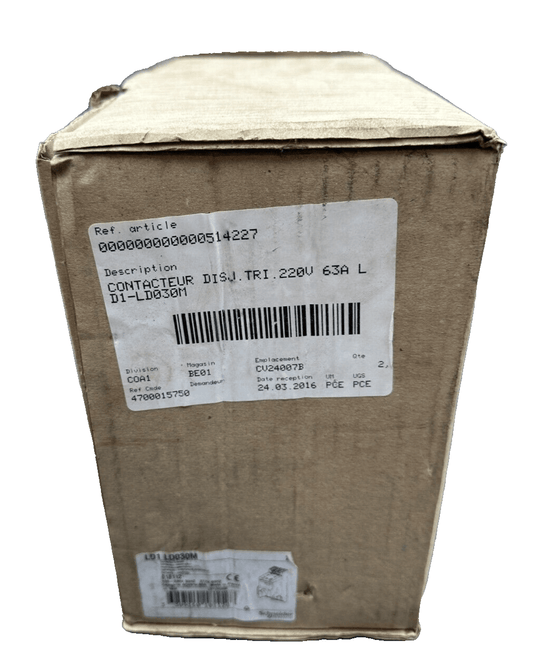 SCHNEIDER ELECTRIC LD1LD030M 018112 CONTACTEUR DISJONCTEUR - KLR Automation