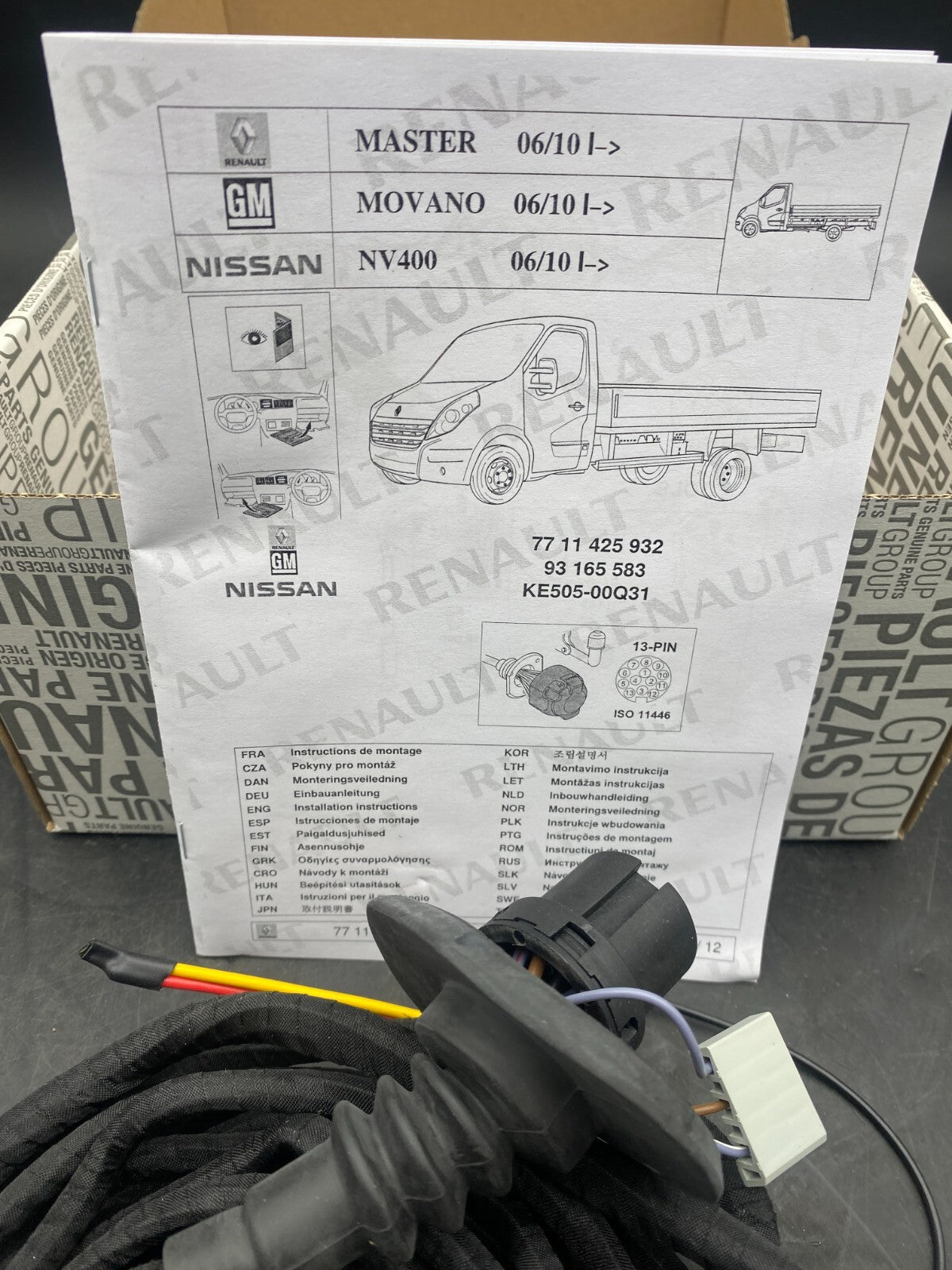 1pc x RENAULT RT 77 11 425 932 FAISCEAU DE CABLAGE MASTER 3 MOVANO NV400 06/10