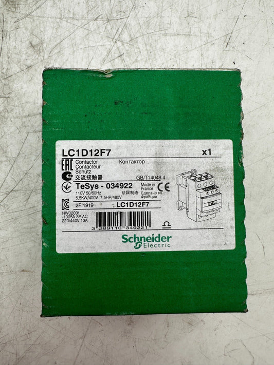4pc x SCHNEIDER ELECTRIC LC1D12BL + LC1D18F7 + LC1D18BL + LC1D12F7 CONTACTEUR - KLR Automation