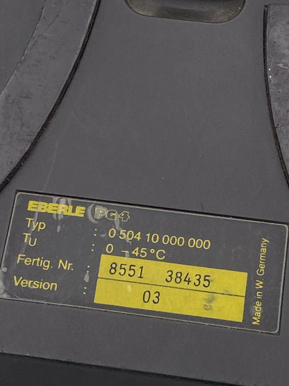 Eberle PG4 teach pendant plc teaching display pg 4 operator interface - KLR Automation