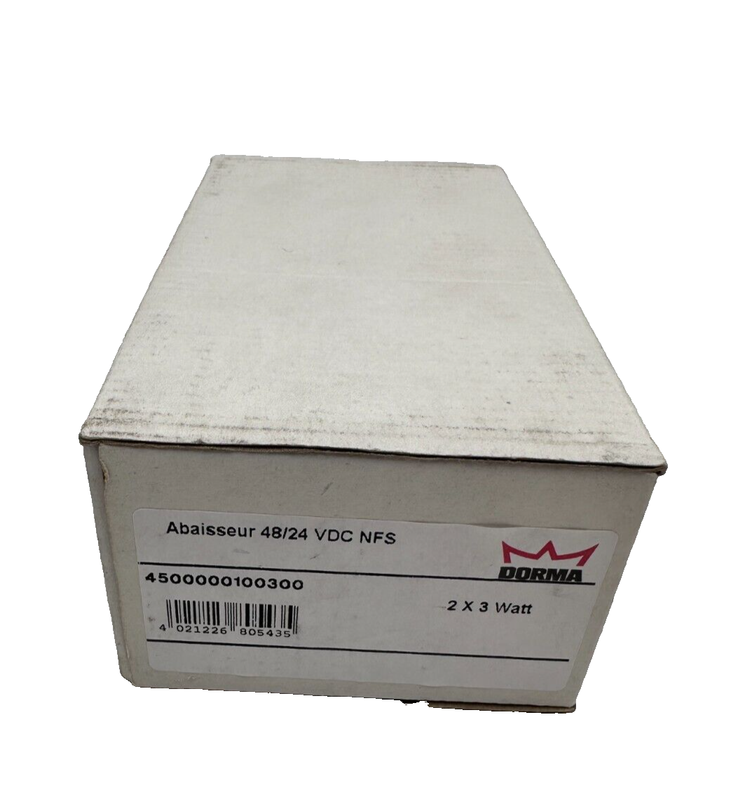 DORMA 4500000100300 4500000100350 ABAISSEUR 48/24 VDC NFS 2x3 WATT x1pc