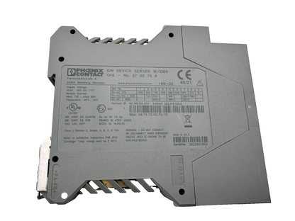 PHOENIX CONTACT 2702758 GW DEVICE SERVER 1E/1DB9 - KLR Automation