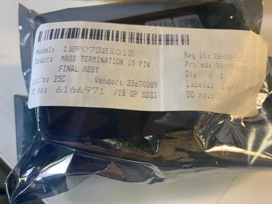 Emerson Delta V KJ3001X1 - BJ1 + KJ4001X1 - CD1 10 - Pin Mass Termination NEUF - KLR Automation